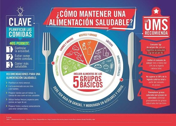 ¿Cómo es un etapa de comida saludable?